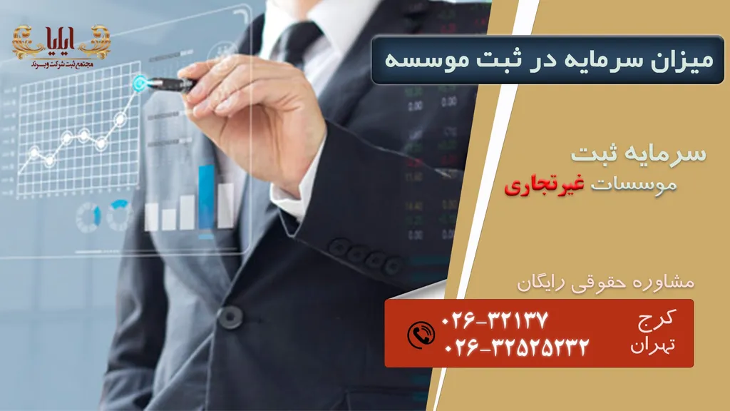 سرمایه در ثبت موسسه