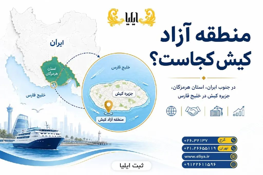 منطقه آزاد کیش کجاست؟