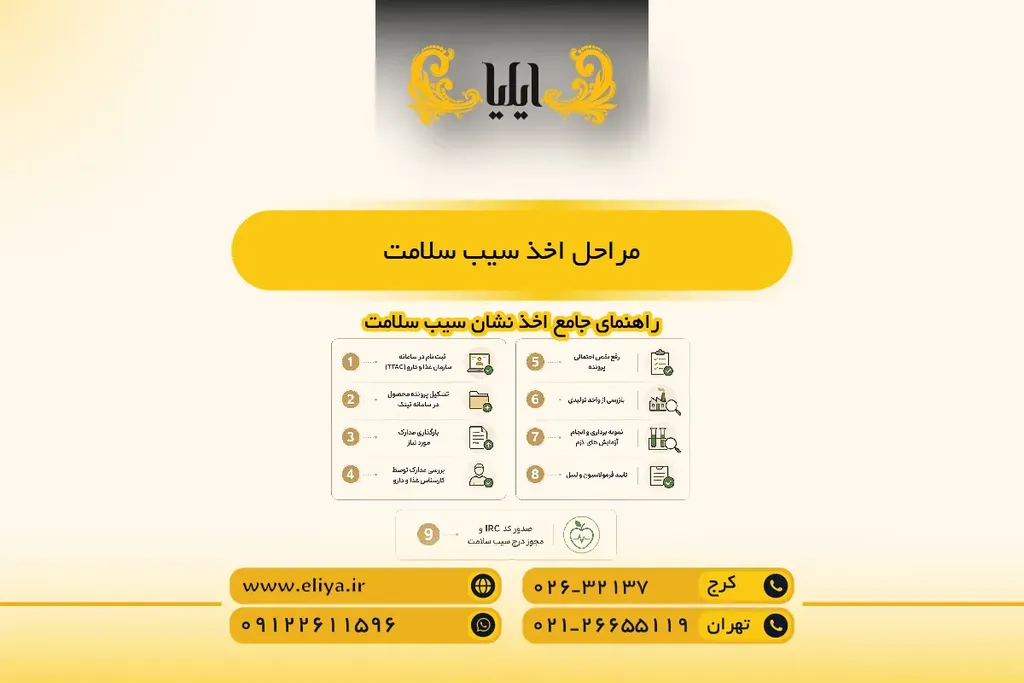 مراحل اخذ سیب سلامت — راهنمای گام به گام