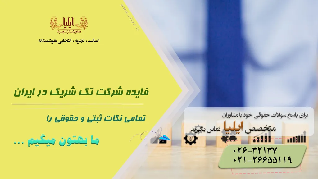 شرکت تک شریک در ایران