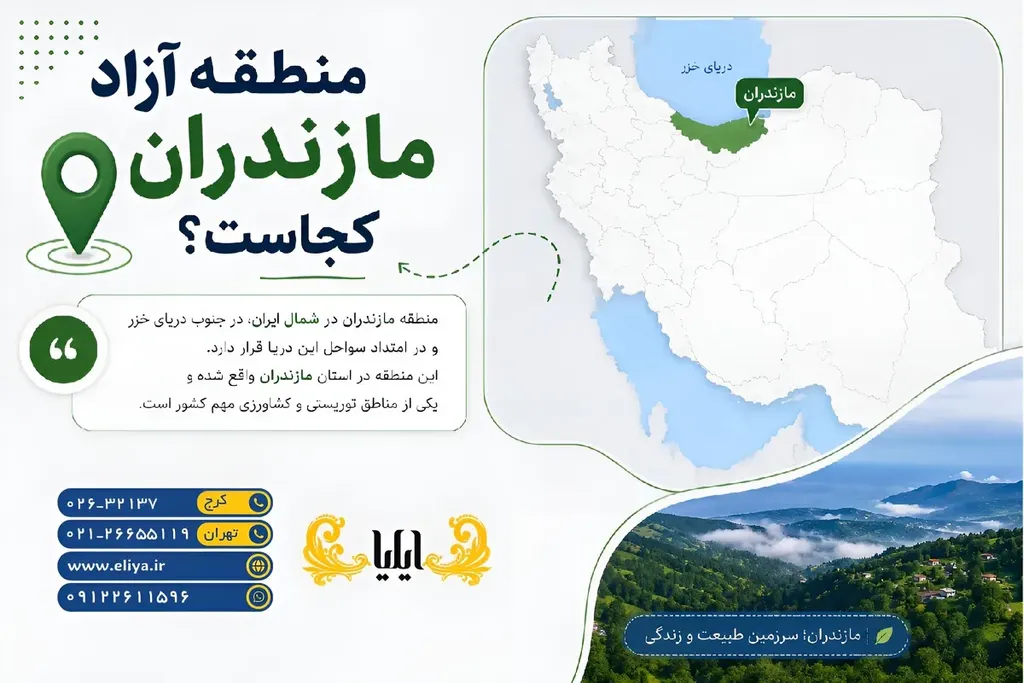 منطقه آزاد مازندران دقیقا کجاست؟